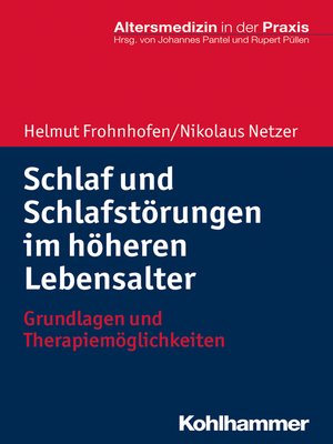 cover image of Schlaf und Schlafstörungen im höheren Lebensalter